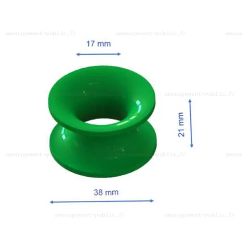 Cosse de corde ronde en plastique polyamide